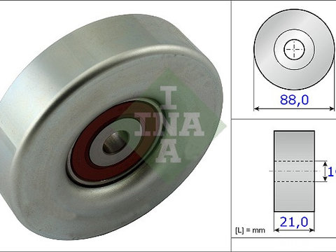 Rola ghidare/conducere, curea transmisie (532061810 INA) DAIHATSU,PERODUA,SUBARU,TOYOTA