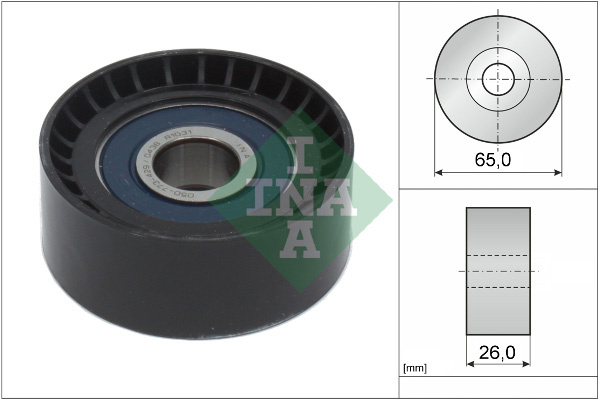 Rola ghidare/conducere, curea transmisie (532066610 INA) CHEVROLET,OPEL,VAUXHALL