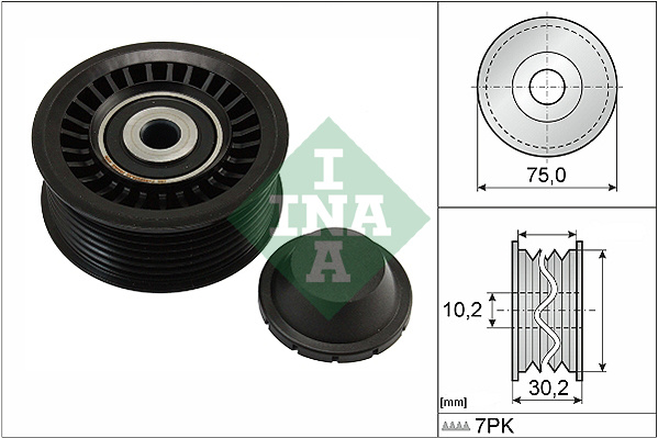 Rola ghidare/conducere, curea transmisie (532066810 INA) DACIA,MERCEDES-BENZ,NISSAN,OPEL,RENAULT,VAUXHALL