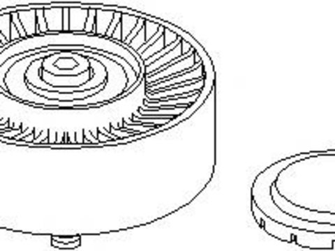 Rola ghidare/conducere, curea transmisie BMW 5 limuzina (E60), BMW 5 Touring (E61), BMW 1 (E81) - TOPRAN 501 677