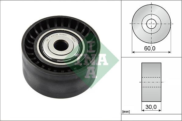 Rola ghidare-conducere. curea transmisie cilindri compactori curea Renault Espace IV Laguna II III 2.0dCi 08.05- RENAULT KANGOO / GRAND KANGOO (KW0/1_), Dubita, 02.2008 - INA 532 0534 10