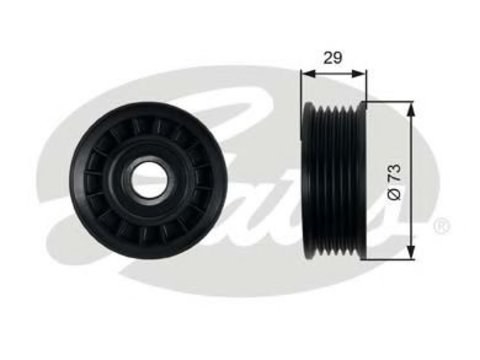 Rola ghidare/conducere, curea transmisie FORD TRANSIT CONNECT caroserie (2013 - 2016) GATES T36398 piesa NOUA