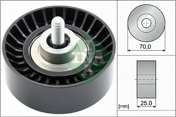 Rola ghidare/conducere, curea transmisie FORD MONDEO V Hatchback (2014 - 2016) INA 532 0655 10 piesa NOUA