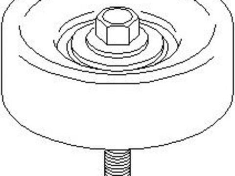 Rola ghidare/conducere, curea transmisie FORD FIESTA Mk IV (JA_, JB_), FORD FOCUS (DAW, DBW), FORD FOCUS Clipper (DNW) - TOPRAN 304 120