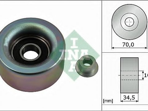 Rola ghidare/conducere, curea transmisie LEXUS RX (GGL1_, GYL1_, AGL1_) (2008 - 2015) INA 532 0590 10