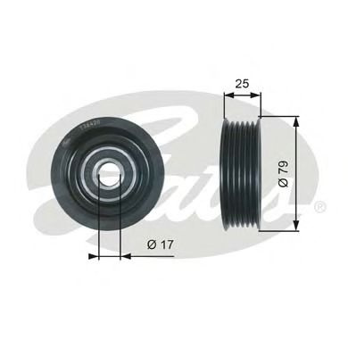 Rola ghidare/conducere, curea transmisie MAZDA 2 (