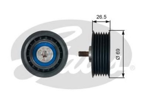 Rola ghidare/conducere, curea transmisie MERCEDES M-CLASS (W163) (1998 - 2005) GATES T38099 piesa NOUA