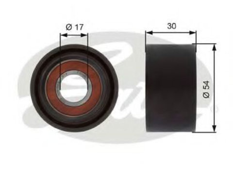 Rola ghidare/conducere, curea transmisie MERCEDES G-CLASS (W461) (1990 - 2016) GATES T36375 piesa NOUA