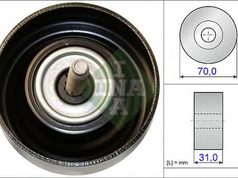 Rola ghidare/conducere curea transmisie OPEL INSIGNIA, SAAB 9-3 12.10- - Cod intern: W20203747 - LIVRARE DIN STOC in 24 ore!!!