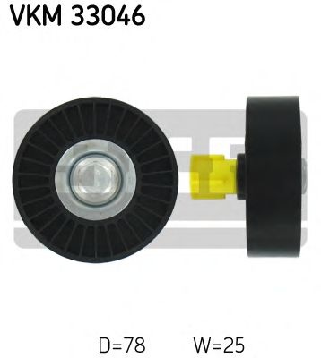 Rola ghidare/conducere, curea transmisie PEUGEOT 206 CC (2D) (2000 - 2016) SKF VKM 33046 piesa NOUA