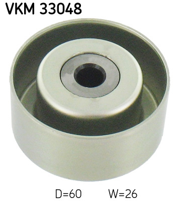 Rola ghidare/conducere, curea transmisie Poly V-belt pulley CITROEN BERLINGO BERLINGO MULTISPACE BERLINGO/MINIVAN XSARA PICASSO PEUGEOT 206 PARTNER PARTNER ORIGIN PARTNER ORIGIN/MINIVAN 1.1/1.4/1.6 08.98- SKF VKM 33048