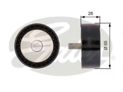 Rola ghidare conducere curea transmisie T36388 GATES pentru Chevrolet Captiva Opel Antara Chevrolet Nubira Chevrolet Lacetti Chevrolet Epica Daewoo Tosca Chevrolet Cruze Chevrolet Optra