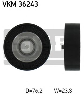 Rola ghidare/conducere, curea transmisie VOLVO XC90 I combi, VOLVO S80 II limuzina (AS), LAND ROVER LR2 (FA_) - SKF VKM 36243