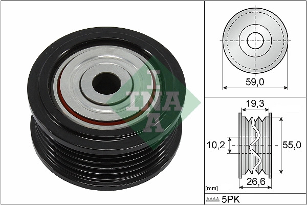 Rola ghidare/conducere, curea transmisie Schaeffler INA 532 0860 10 pentru MITSUBISHI L200 platou / sasiu (MQ) 2015-2020