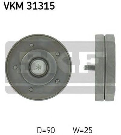 Rola ghidare curea AUDI A5 8T3 SKF VKM31315