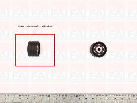 Rola ghidare curea de distributie RENAULT MEGANE III hatchback (BZ0_) (2008 - 2016) FAI AutoParts T9370