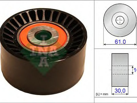 Rola ghidare curea de distributie VOLVO V60 (2010 - 2016) INA 532 0624 10