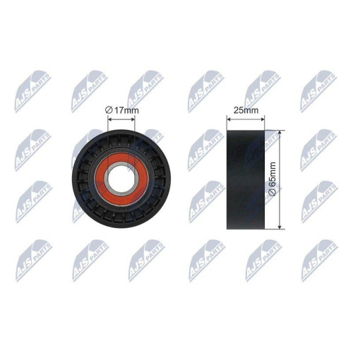 Rola ghidare curea transmisie Citroen Berlingo, Peugeot 208 1.4-1.6hdi 2008-, 500270