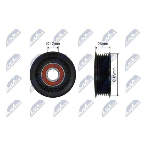 Rola ghidare curea transmisie Mazda 6, Mpv, Mx-5 2002-2014, 274-00