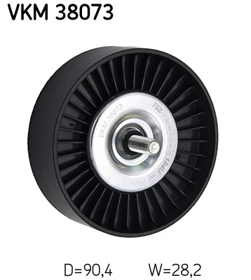 Rola ghidare curea transmisie SKF MERCEDES-BENZ SPRINTER 3,5-t caroserie (B906) 2008-2018 - VKM 38073