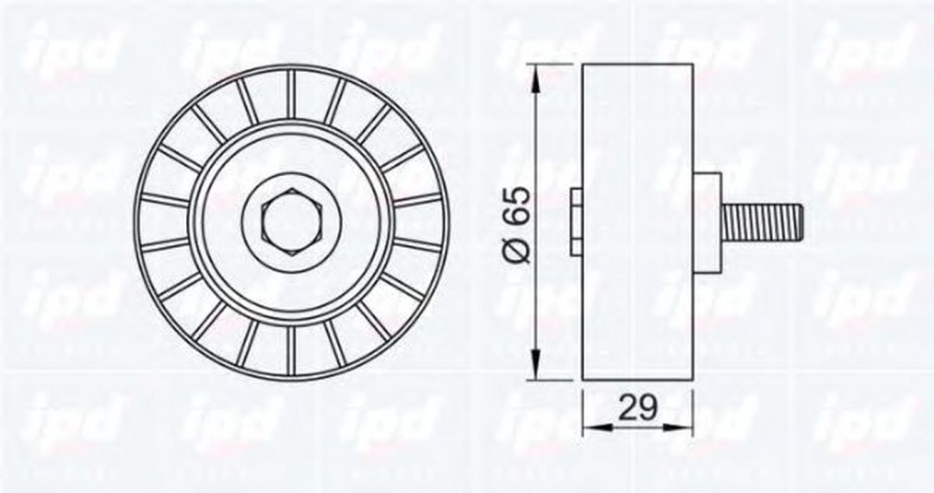 Rola ghidare FIAT PUNTO Van 188AX IPD 150346