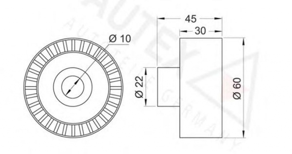 Rola ghidare FORD FOCUS III Turnier AUTEX 651884