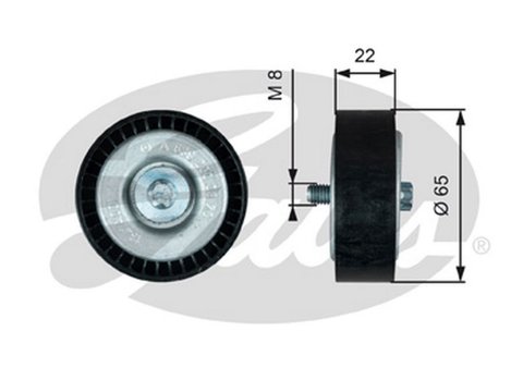 Rola ghidare MERCEDES-BENZ SPRINTER 3 5-t caroserie 906 GATES T36734