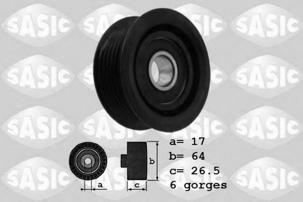 Rola ghidare MERCEDES-BENZ SPRINTER 5-t platou sasiu 906 SASIC 1626040