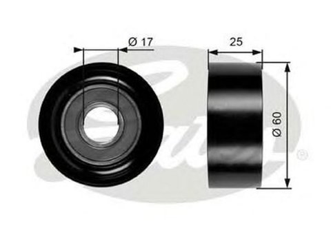 Rola ghidare MITSUBISHI CARISMA limuzina DA GATES T36176