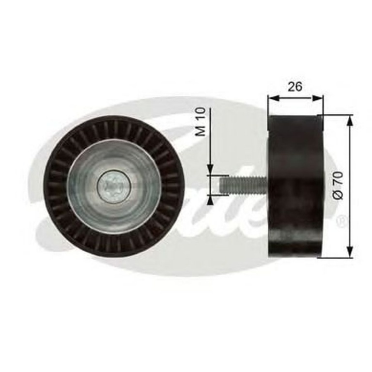 Rola ghidare OPEL ASTRA H GTC L08 GATES T36260