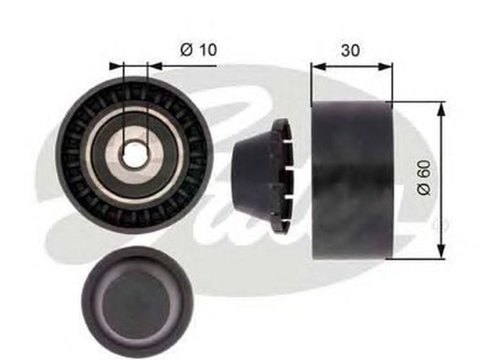 Rola ghidare RENAULT KADJAR GATES T36380