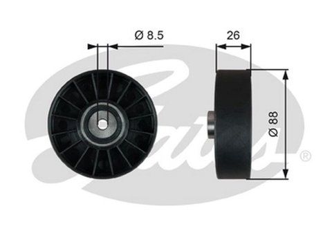 Rola ghidare VOLVO V90 combi GATES T36758