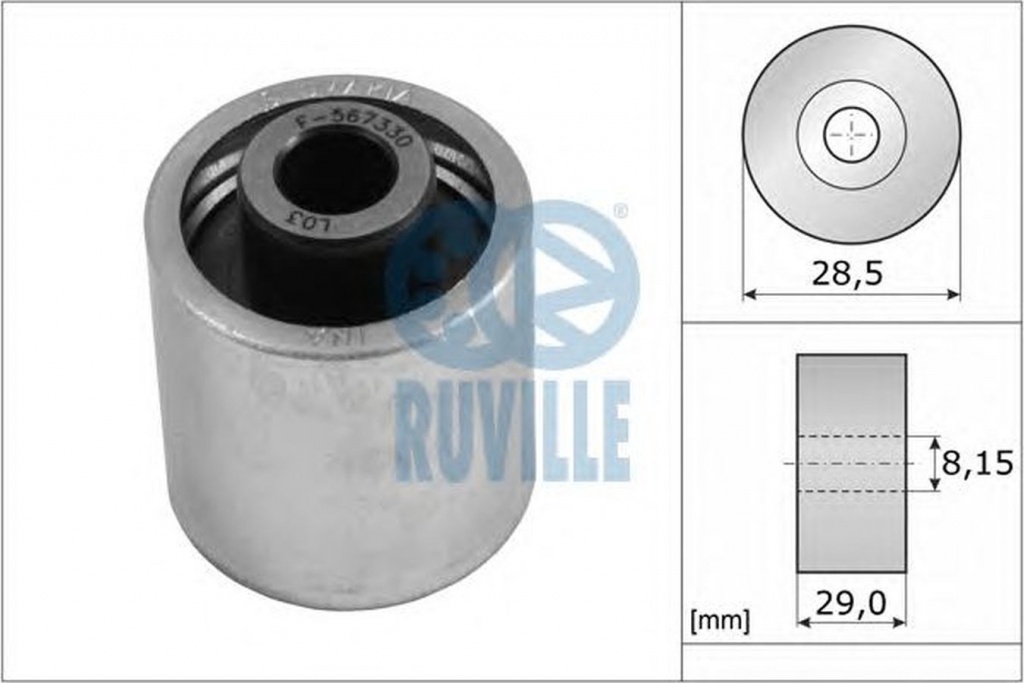 Rola ghidare VW GOLF PLUS 5M1 521 RUVILLE 55773