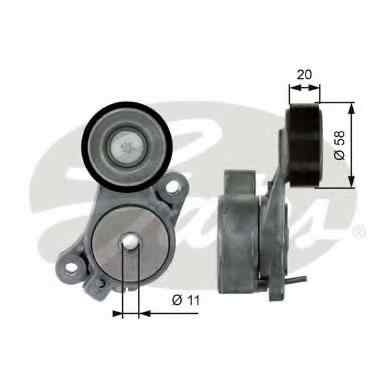 Rola intinzator curea alternator VW SHARAN 7N GATES T39040