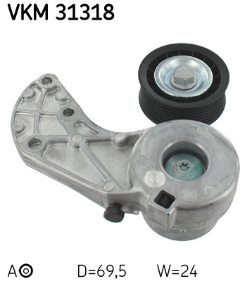 Rola intinzator curea alternator VW TOUAREG 7LA 7L6 7L7 SKF VKM 31318