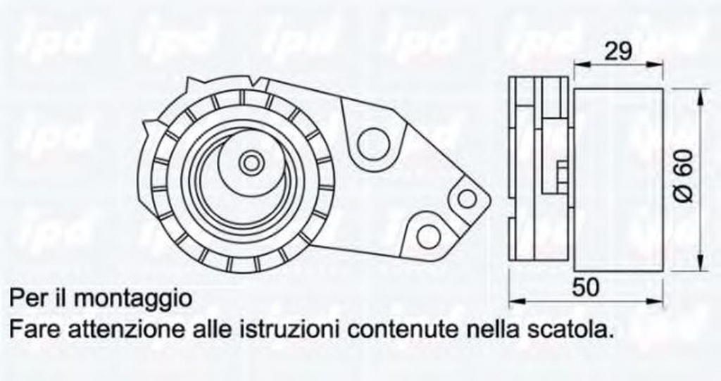 Rola Intinzator curea DAEWOO NUBIRA limuzina KLAJ IPD 140272