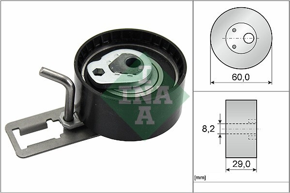 Rola intinzator curea distributie ~ 531 0850 10 ~ INA ~ pentru Citroen Ds4 2011 2012 2013 2014 2015