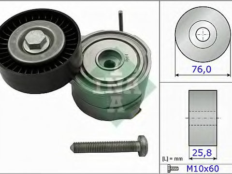 Rola intinzator curea distributie 534 0375 10 INA pentru Audi A6 Vw Touareg Audi A8 Audi A7 Audi A5 Audi Q7 Audi A4 Audi Q5