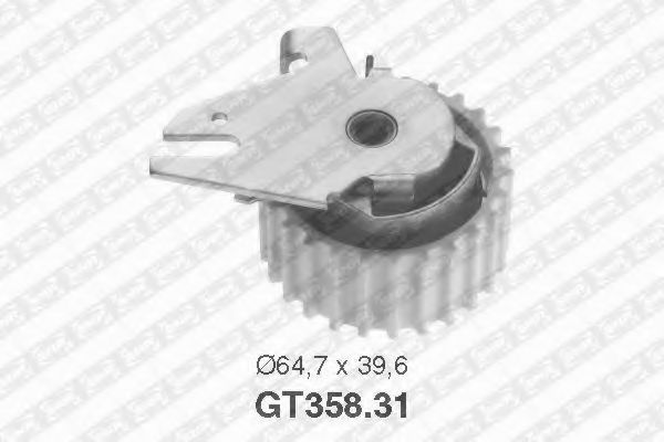 Rola intinzator,curea distributie ALFA ROMEO 166 (936) (1998 - 2007) SNR GT358.31 piesa NOUA