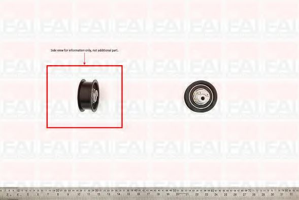 Rola intinzator,curea distributie AUDI 80 (8C, B4)