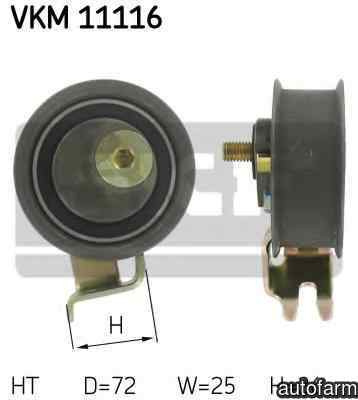 Rola intinzator curea distributie AUDI A3 8L1 SKF VKM 11116