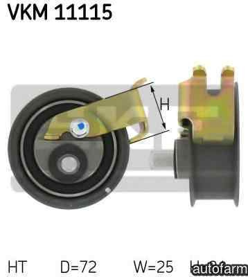 Rola intinzator curea distributie AUDI A3 8L1 SKF VKM 11115