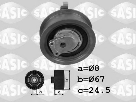 Rola intinzator,curea distributie AUDI A4 (8E2, B6), AUDI A4 Avant (8E5, B6), VW TOURAN (1T1, 1T2) - SASIC 1706080