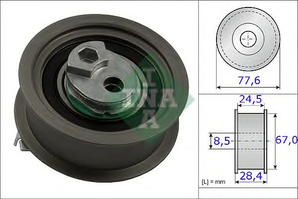 Rola intinzator curea distributie AUDI A4 Cabriolet (8H7, B6, 8HE, B7) - Cod intern: W20203930 - LIVRARE DIN STOC in 24 ore!!!