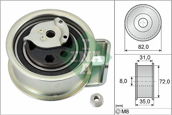 Rola intinzator curea distributie # Audi A6 2000 2