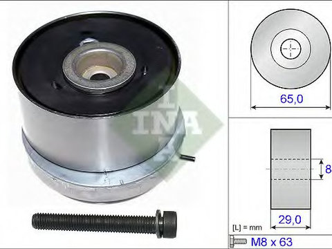 Rola intinzator,curea distributie CHEVROLET AVEO hatchback (T250, T255) (2007 - 2020) INA 531 0779 10