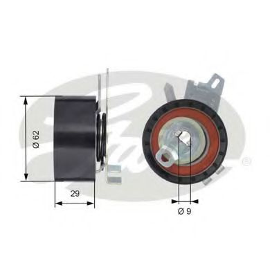 Rola intinzator curea distributie CITROËN C4 Grand Picasso I (UA_) (2006 - 2016) GATES T43145