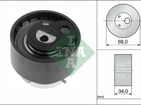 Rola intinzator,curea distributie CITROEN C6 2005-2012 INA 531077110