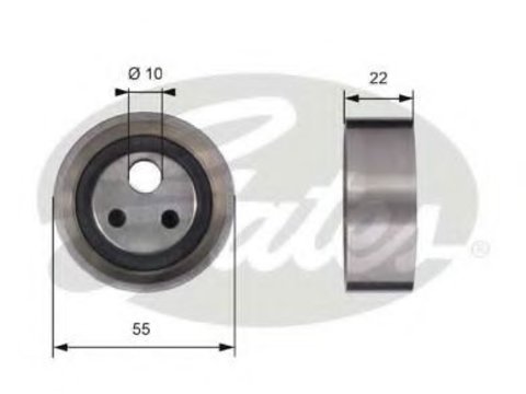 Rola intinzator,curea distributie DACIA SANDERO (2008 - 2016) GATES T41155 piesa NOUA