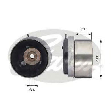 Rola intinzator,curea distributie FIAT STILO Multi Wagon (192) (2003 - 2008) GATES T43143